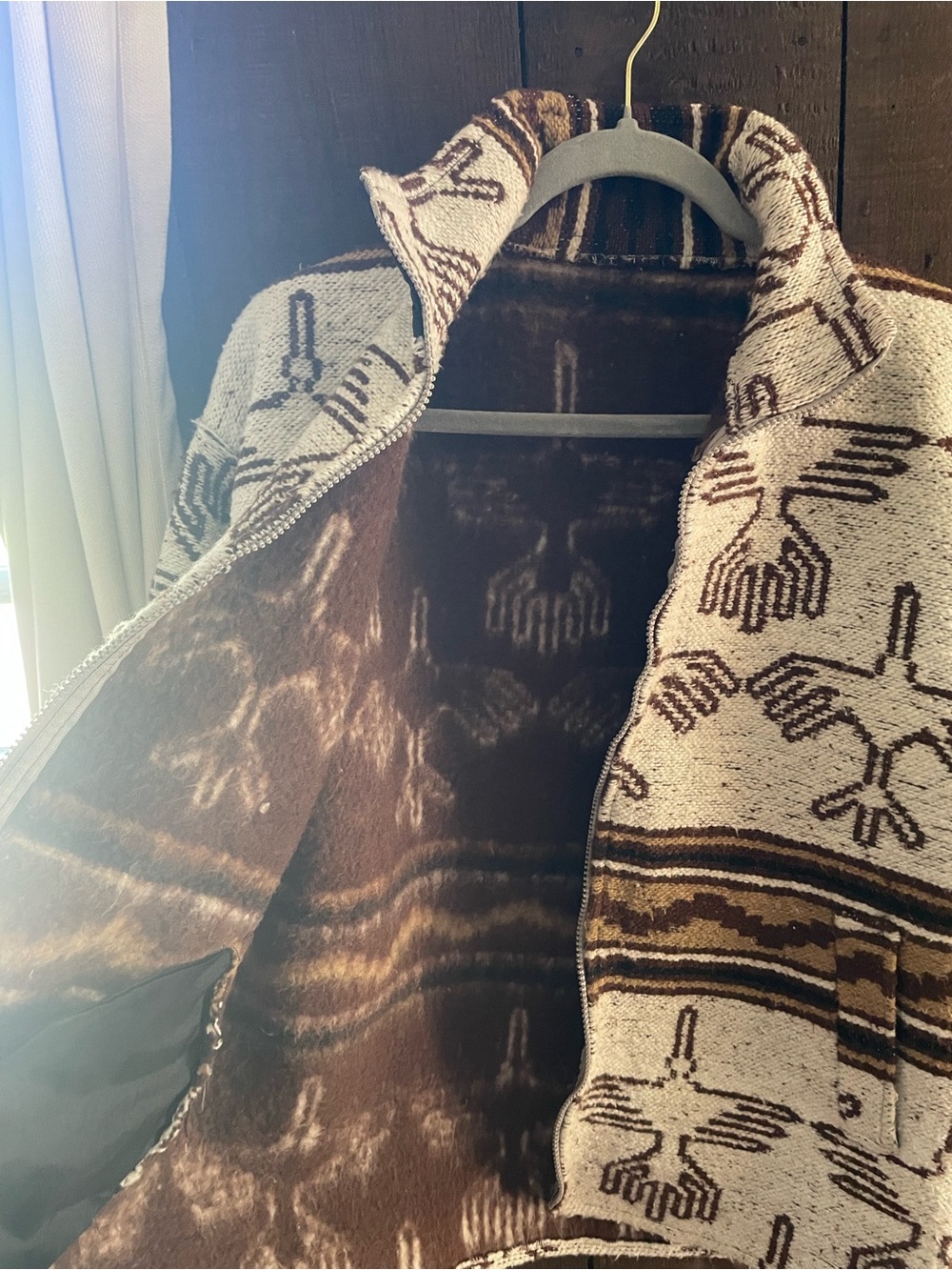 Aztec pattern coat - Picture 4 of 5